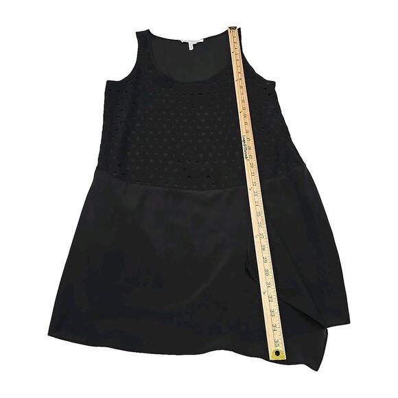 BCBGeneration Women's Tunic Size M Oversized Whimsigoth Flowy, Full Sheer Back - Picture 6 of 7